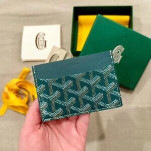 NWT Goyard Saint-Sulpice Card Wallet - Green